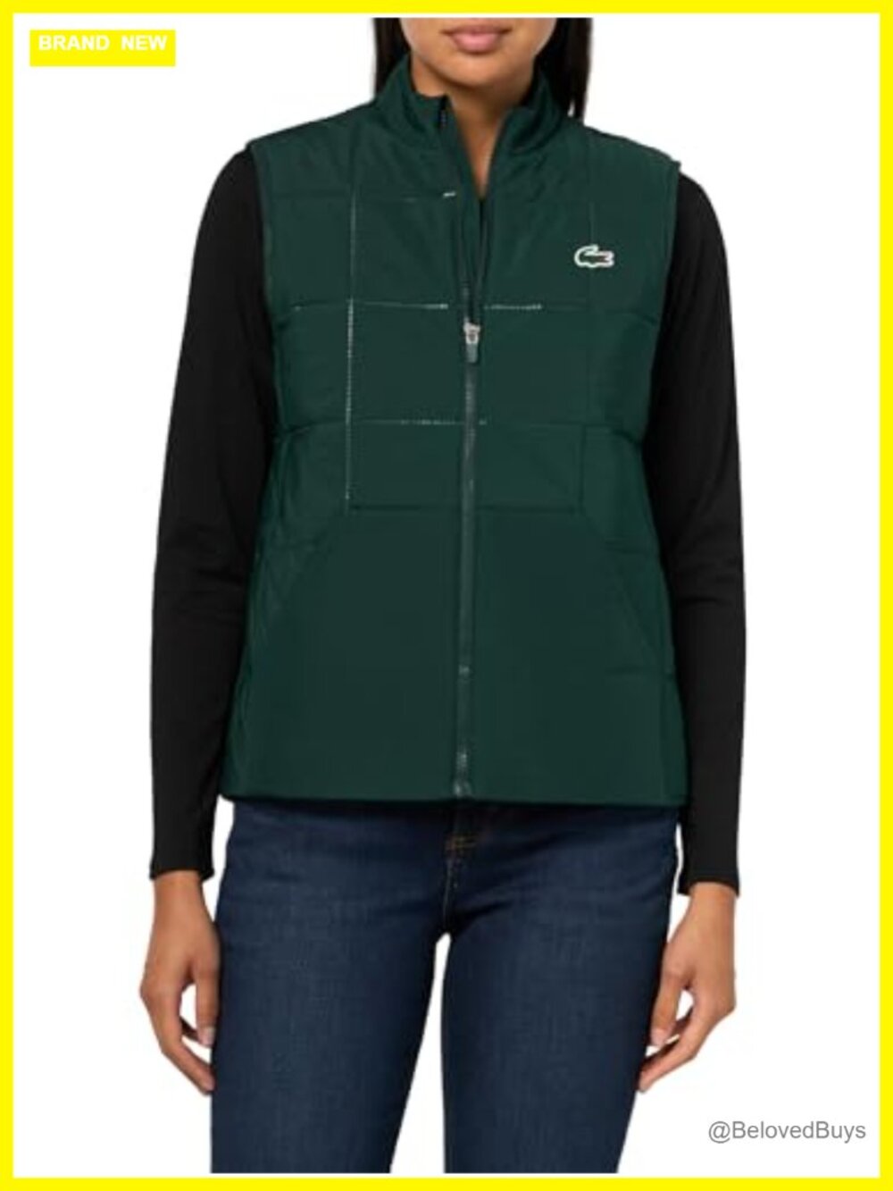 Water-Repellent UPF 50 Golf Vest Sleeveless Zip Activewear